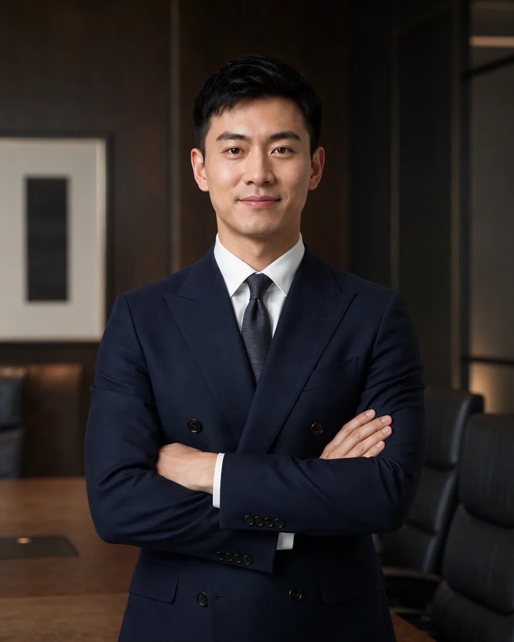 Assured executive portrait