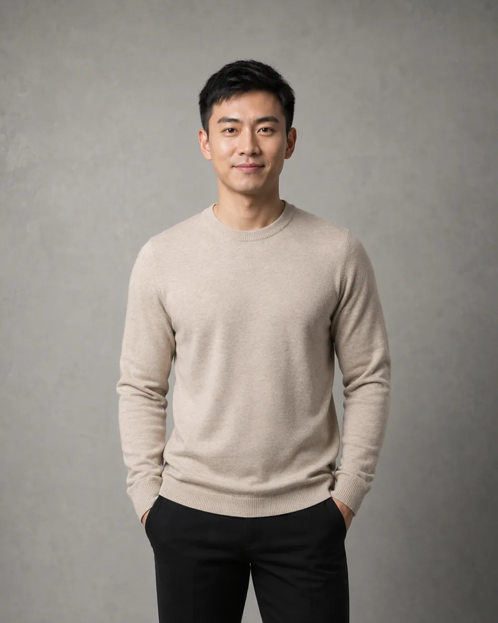 休闲科技男形象